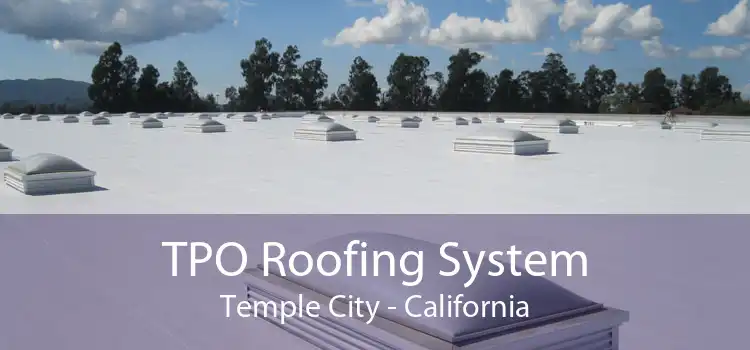 TPO Roofing System Temple City - California